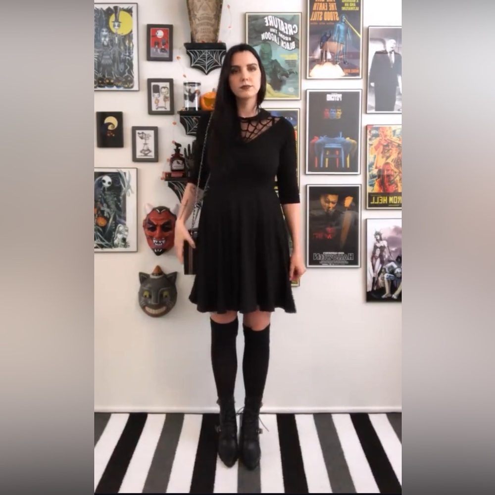 Spider Web Lace Dress